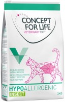 Photos - Cat Food Concept for Life Veterinary Diet Hypoallergenic Insect  3 kg