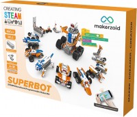 Photos - Construction Toy Makerzoid Superbot Educational Building Blocks MKZ-ID-SPB 