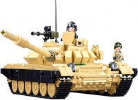 Photos - Construction Toy Sluban T-72B3 Main Battle Tank 2 in 1 M38-B1011 