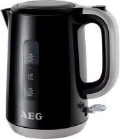 Photos - Electric Kettle AEG EWA 3700 3000 W 1.5 L  black