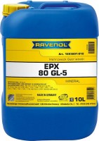 Photos - Gear Oil Ravenol EPX 80 GL-5 10 L