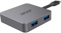 Photos - Card Reader / USB Hub Acer 4-in-1 Type-C Dongle 
