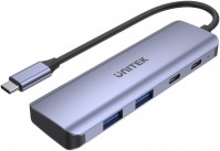 Photos - Card Reader / USB Hub Unitek uHUB Q4 Next 4-in-1 USB-C Hub 