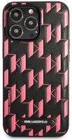 Photos - Case Karl Lagerfeld Monogram Plaque for iPhone 13 Pro 