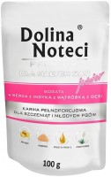 Photos - Dog Food Dolina Noteci Premium Junior Mini Rich in Turkey Hearts/Goose Liver 100 g 1