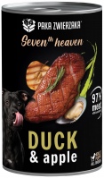 Photos - Dog Food Paka Zwierzaka Seven Heven Canned Duck/Apple 400 g 1