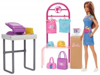 Photos - Doll Barbie Make & Sell Boutique Playset HKT78 