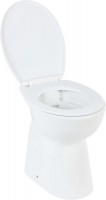 Photos - Toilet VidaXL High Rimless Toilet Soft Close 145779 