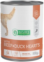 Photos - Dog Food Natures Protection Adult Canned Beef/Duck Hearts 800 g 1