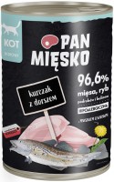 Photos - Cat Food PAN MIESKO Wet Food Adult Chicken with Cod  400 g