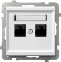 Photos - Socket Ospel Sonata GPK-2R/K/m/00 white
