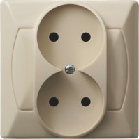 Photos - Socket Ospel Akcent GP-2A/01 beige