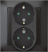 Photos - Socket Ospel Impresja GP-2YSP/50 graphite