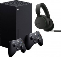 Photos - Gaming Console Microsoft Xbox Series X + Gamepad + Headset + Game 