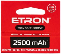 Photos - Battery Etron Ultimate Power 1x18650  2500 mAh