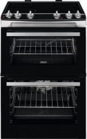 Photos - Cooker Zanussi ZCV66050XA stainless steel