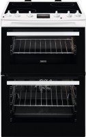 Photos - Cooker Zanussi ZCV66250WA white