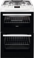 Photos - Cooker Zanussi ZCG43250WA white