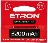 Photos - Battery Etron Ultimate Power 1x18650  3200 mAh Protect
