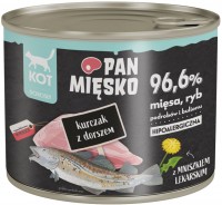 Photos - Cat Food PAN MIESKO Wet Food Adult Chicken with Cod  200 g