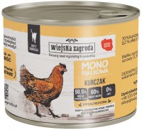 Photos - Cat Food Wiejska Zagroda Adult Monoprotein Cat Canned with Chicken  200 g