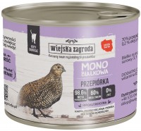 Photos - Cat Food Wiejska Zagroda Adult Monoprotein Cat  Canned with Quail 200 g