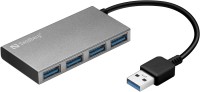 Photos - Card Reader / USB Hub Sandberg USB 3.0 Pocket Hub 4 Ports 