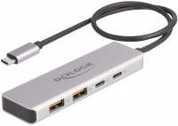 Photos - Card Reader / USB Hub Delock 64230 