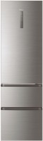 Photos - Fridge Haier A3FE-837CHJ stainless steel