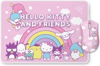 Mouse Razer DeathAdder Essential + Goliathus Mouse Mat Bundle - Hello Kitty and Friends Edition 