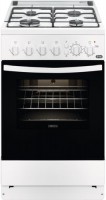 Photos - Cooker Zanussi ZCG512K1WA white