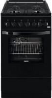 Photos - Cooker Zanussi ZCK57201BA black