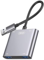 Photos - Card Reader / USB Hub XO HUB012A 