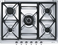 Photos - Hob Smeg SDR70XG5 stainless steel