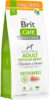 Photos - Dog Food Brit Care Adult Medium Chicken/Insect 