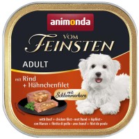 Photos - Dog Food Animonda Vom Feinsten Adult Beef/Chicken Filet 150 g 1