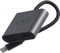Card Reader / USB Hub LINQ 4in1 4K HDMI Adapter with PD USB-A and VGA 