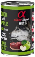 Photos - Dog Food Alpha Spirit Wet Duck/Kiwi 400 g 1