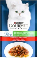 Photos - Cat Food Gourmet Perle Mini Fillets Beef 85 g 