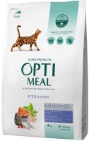 Photos - Cat Food Optimeal Adult Sterilised with Salmon  4 kg