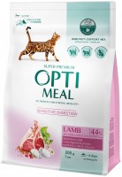 Photos - Cat Food Optimeal Adult Sensitive with Lamb  200 g