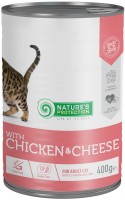 Photos - Cat Food Natures Protection Adult Canned Chicken/Cheese  400 g