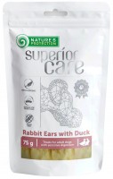 Photos - Dog Food Natures Protection Superior Care Snack Rabbit Ears with Duck 75 g 