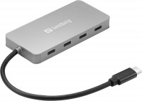 Photos - Card Reader / USB Hub Sandberg USB-C to 4 x USB-C Hub 