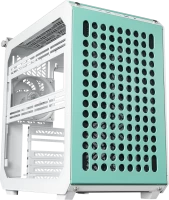 Photos - Computer Case Cooler Master Qube 500 Flatpack Macaron white