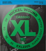 Photos - Strings DAddario XL Nickel Wound Bass SS 40-95 