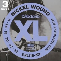 Strings DAddario XL Nickel Wound 11-52 (3-Pack) 