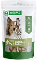 Photos - Dog Food Natures Protection Snack Rabbit and Cod Rolls 75 g 