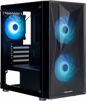 Photos - Computer Case PrologiX E102 Tempered Glass & Mesh black
