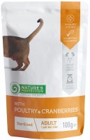 Photos - Cat Food Natures Protection Sterilised Pouch Poultry/Cranberries 100 g 